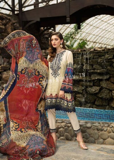 Afrozeh Sienna Lawn 2020 - 10 - Stargazer