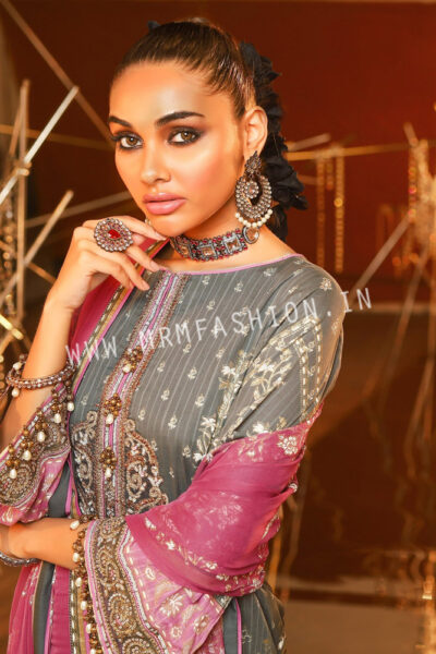 Alkaram Festive 2020 | FC-11E-20-Grey - Image 4