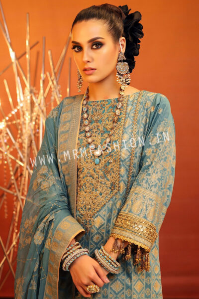 Alkaram Festive 2020 | FC-12E-20-Teal - Image 3
