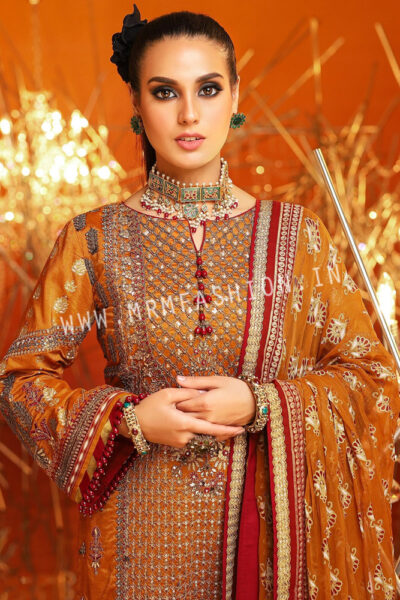 Alkaram Festive 2020 | FC-23K-20-Mustard - Image 3