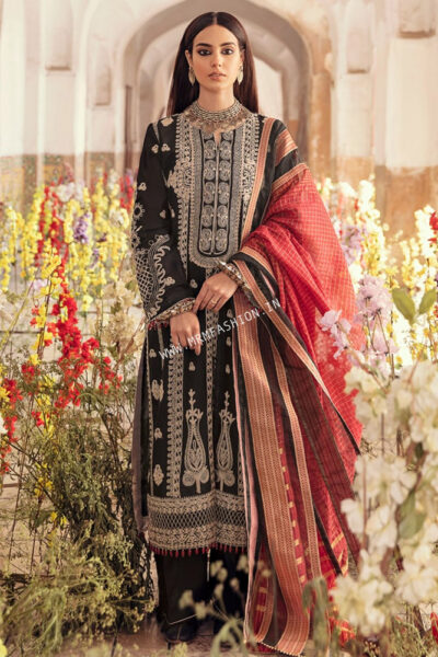 Qalamkar Luxury Lawn'21 | HL - 01
