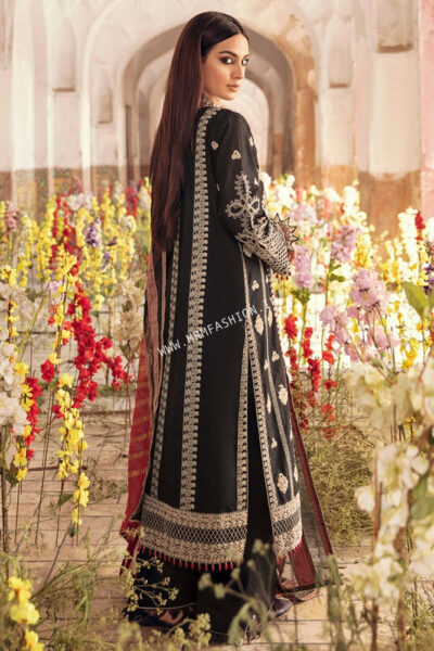 Qalamkar Luxury Lawn'21 | HL - 01 - Image 2