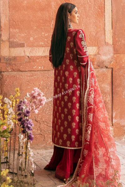 Qalamkar Luxury Lawn'21 | HL - 03 - Image 2