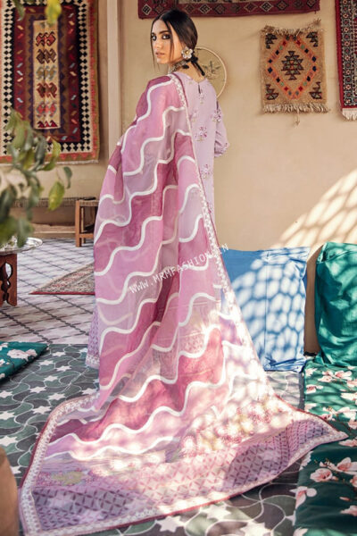 Qalamkar Luxury Lawn'21 | HL - 15 - Image 2