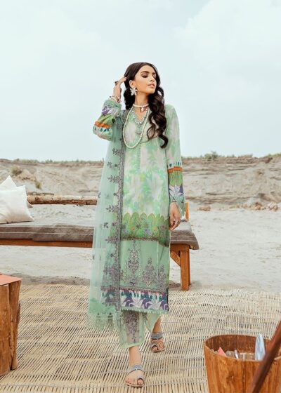 Riwaj Lawn 2020 By Afrozeh | 01-Bashful Whisper