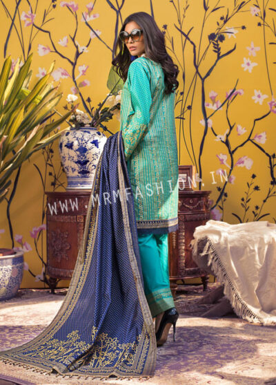 ZS Textile Printed Banarsi | Design.01 - Image 2