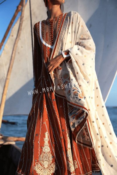 Qalamkar Luxury Lawn | QLL-07 - Image 2