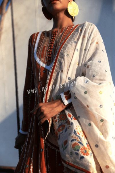 Qalamkar Luxury Lawn | QLL-07 - Image 3