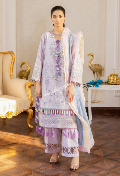 Adan Libas Suroor Swiss Voil 2023 | 5026 - Bright Ube