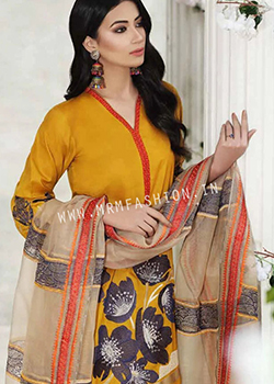 Charizma Naranji Embroidered Lawn Vol 2 - Original