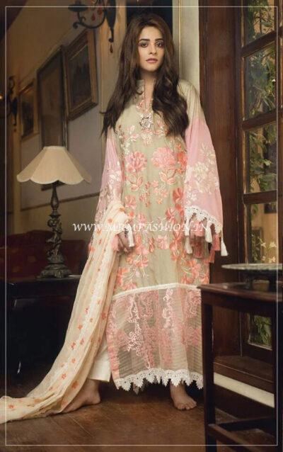 Wajid Khan Lawnkari Eid Collection By Rub Nawaz - 02