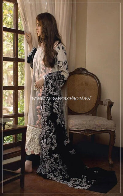 Wajid Khan Lawnkari Eid Collection By Rub Nawaz - 03 - Image 2