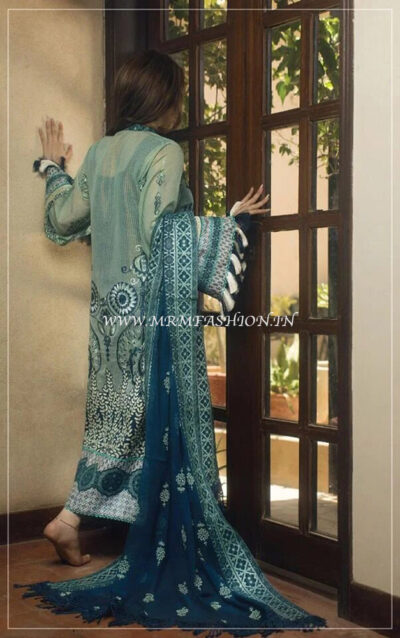 Wajid Khan Lawnkari Eid Collection By Rub Nawaz - 05 - Image 2