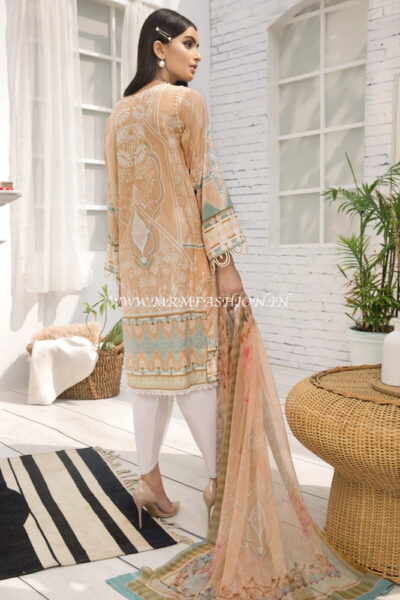 Farasha Lawn 2020 Vol-2 | Peach Passion - Image 2