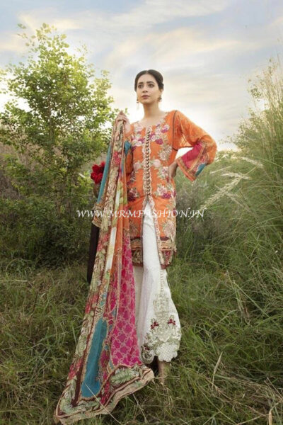 Adan's Libas Summer Tales Lawn - Coral