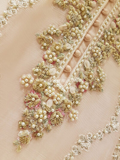 Agha Noor | Pure Chiffon Shirt S101169-L Size - Image 2
