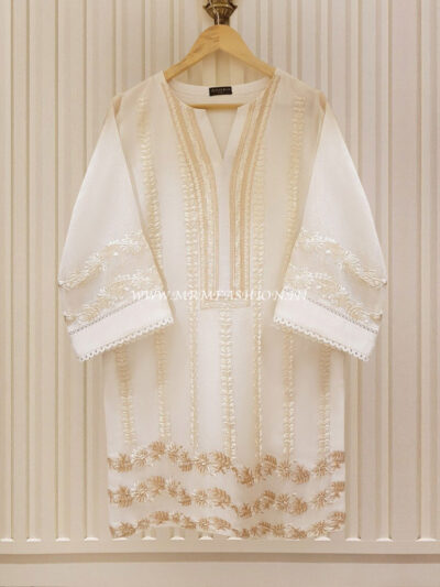 Agha Noor | Pure Cotton Net Shirt S101440-M Size