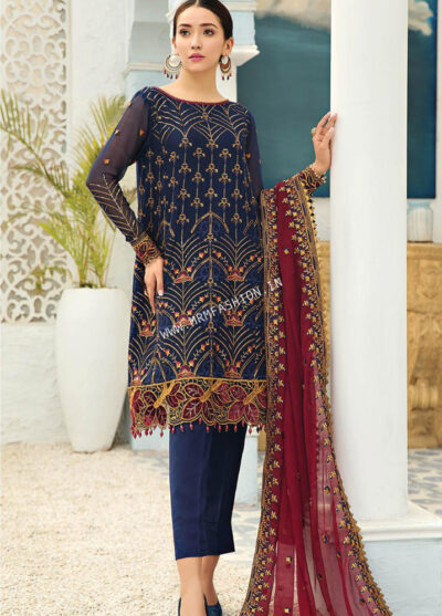 Alizeh Embroidered Chiffon Vol-4 | 1 - Nightingale