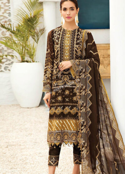 Alizeh Embroidered Chiffon Vol-4 | 3 - Autumn Tribal