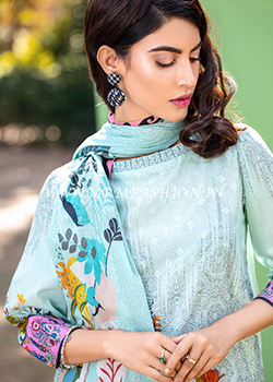 Gul Ahmed Summer Lawn Schiffli 2021 - Original