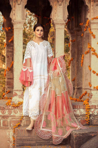 Charizma Signature Embroidered Lawn 2021 | ELS - 1