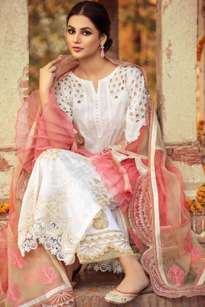 Charizma Signature Embroidered Lawn 2021 | ELS - 1 - Image 3