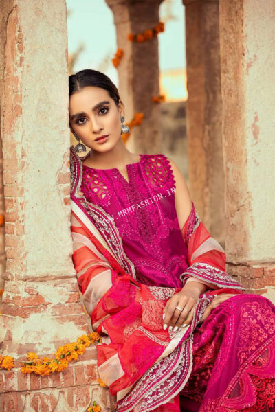 Charizma Signature Embroidered Lawn 2021 | ELS - 2 - Image 3