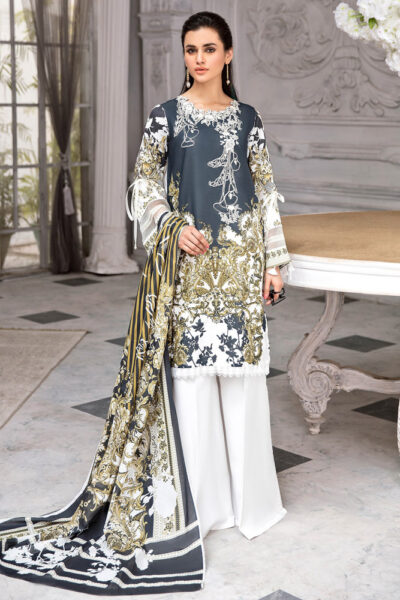 Jade Firdous Urbane Embroidered Lawn Collection 2021 | 19109B