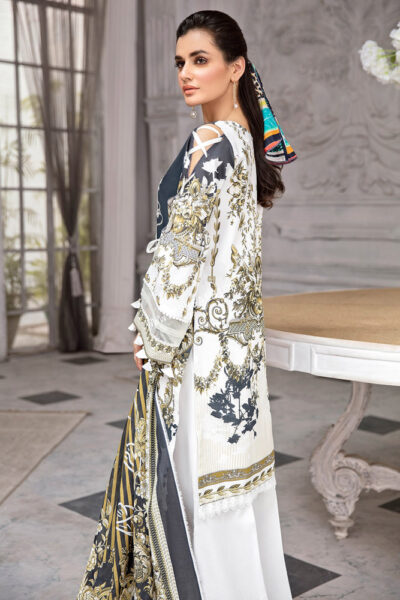 Jade Firdous Urbane Embroidered Lawn Collection 2021 | 19109B - Image 2