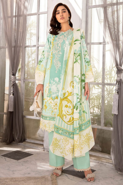 Jade Firdous Urbane Embroidered Lawn Collection 2021 | 19110B