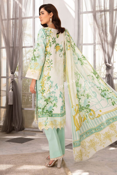 Jade Firdous Urbane Embroidered Lawn Collection 2021 | 19110B - Image 2