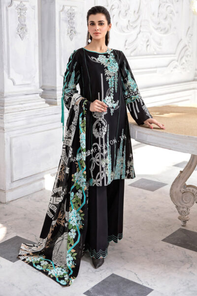 Jade Firdous Urbane Embroidered Lawn Collection 2021 | 19114A