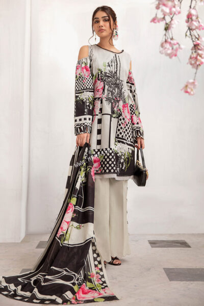 Jade Firdous Urbane Embroidered Lawn Collection 2021 | 19125A