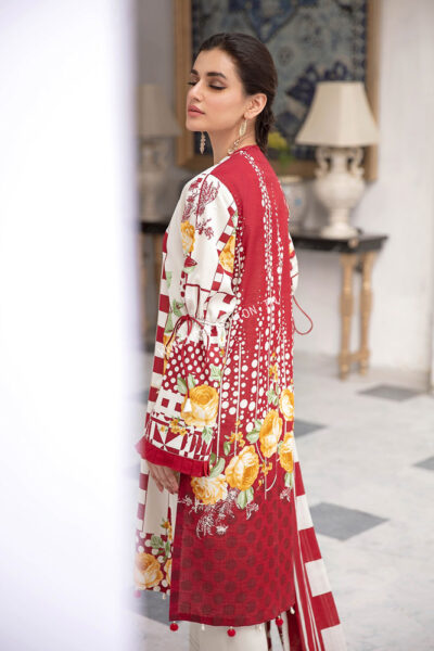 Jade Firdous Urbane Embroidered Lawn Collection 2021 | 19125B - Image 2