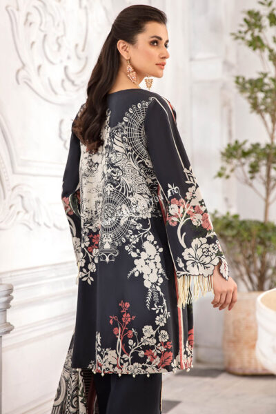 Jade Firdous Urbane Embroidered Lawn Collection 2021 | 19609B - Image 2