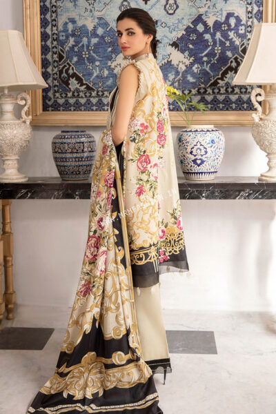 Jade Firdous Urbane Embroidered Lawn Collection 2021 | 19616B - Image 2