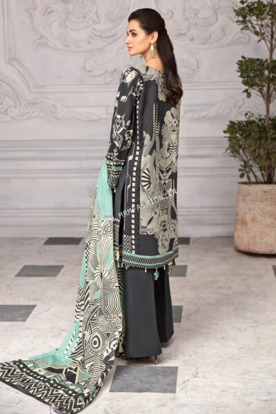Jade Firdous Urbane Embroidered Lawn Collection 2021 | 19777A - Image 2