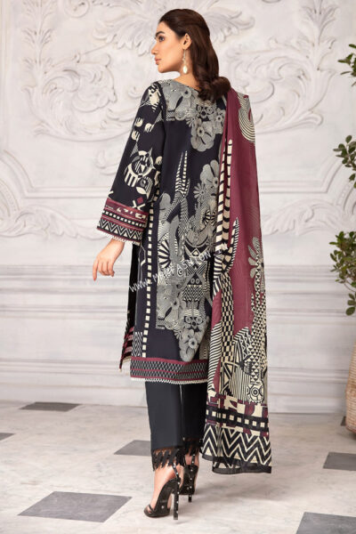 Jade Firdous Urbane Embroidered Lawn Collection 2021 | 19777B - Image 2