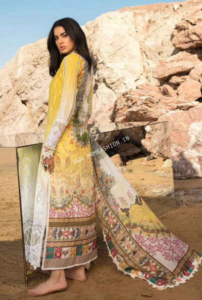Noor Luxury Lawn By Saadia Asad 2021 | D10-A - Image 2