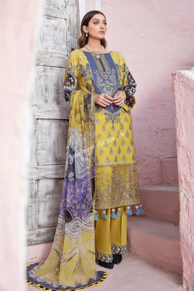 Riwayat Luxury Lawn By Ramsha 2021 | Y-104
