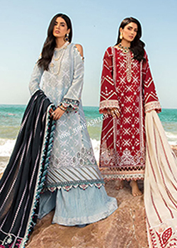 Noor Luxury Lawn By Saadia Asad 2021 - Original