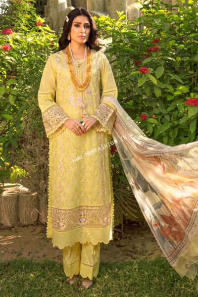 Zoha Luxury Lawn By Ansab Jahangir 2021 | Luana - 1