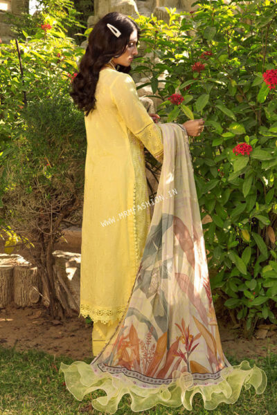 Zoha Luxury Lawn By Ansab Jahangir 2021 | Luana - 1 - Image 2