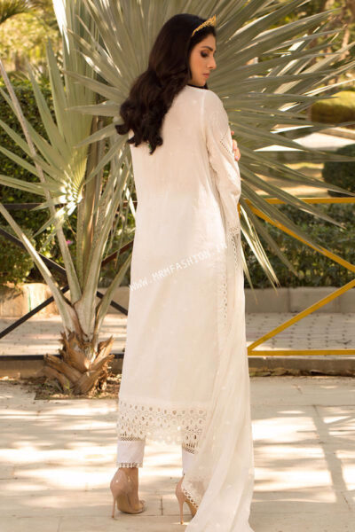 Zoha Luxury Lawn By Ansab Jahangir 2021 | Kai - 8 - Image 2