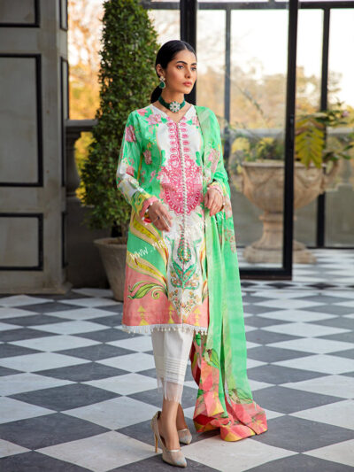 Naseem Bano Luxury Lawn 2021 | Suhaye - Image 2