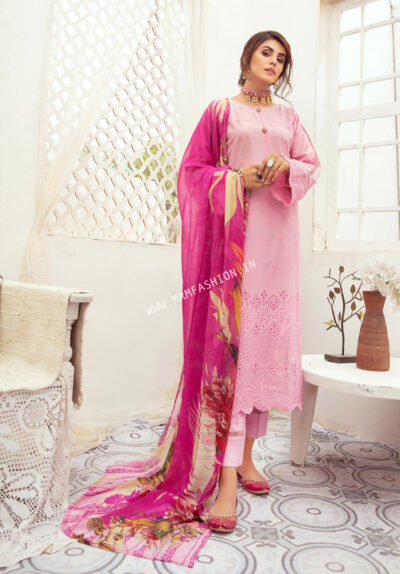 Aafreen Chikankari Embroidered Lawn By Riaz Arts'21 | AF - 35