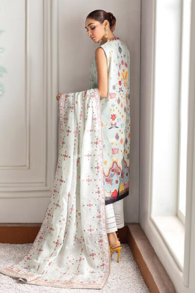 Baroque Fuchsia Lawn'21 | Daneh - Image 2
