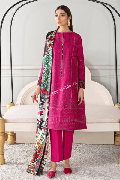 Baroque Fuchsia Lawn'21 | Jinan