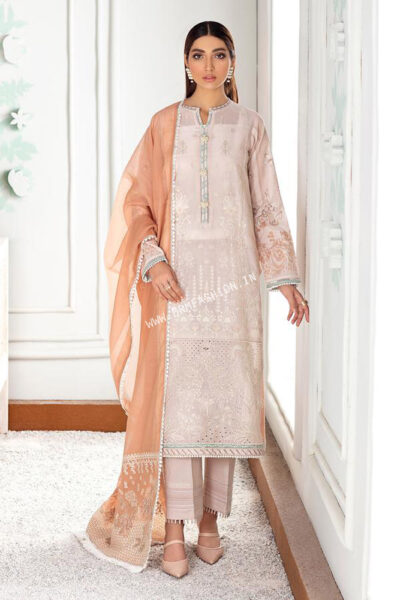 Baroque Fuchsia Lawn'21 | Nawra