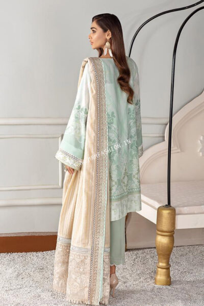 Baroque Fuchsia Lawn'21 | Zuhur - Image 2